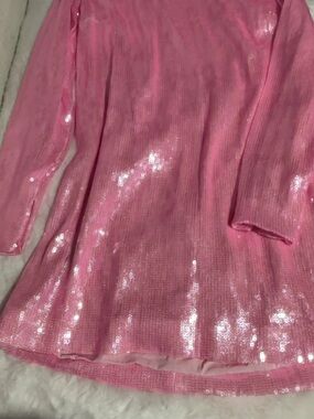 Gianni Bini Pink Sequin Party Dress
